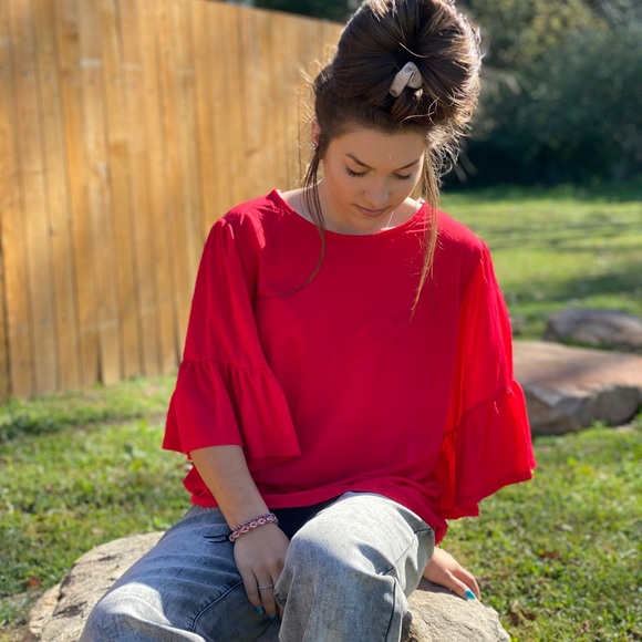 Stacie Ruffle Blouse - Picture 3 of 3